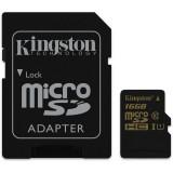 Kingston 16 GB microSDHC class 10 UHS-I + SD Adapter SDCA10/16GB -  1